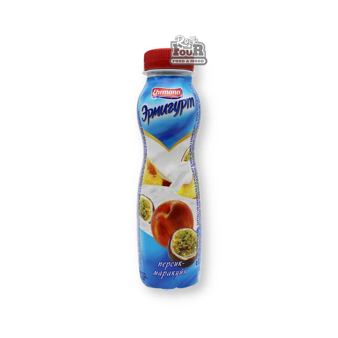 Yogurt drink "Ermigurt" peach and passion fruit 1.2% 290g